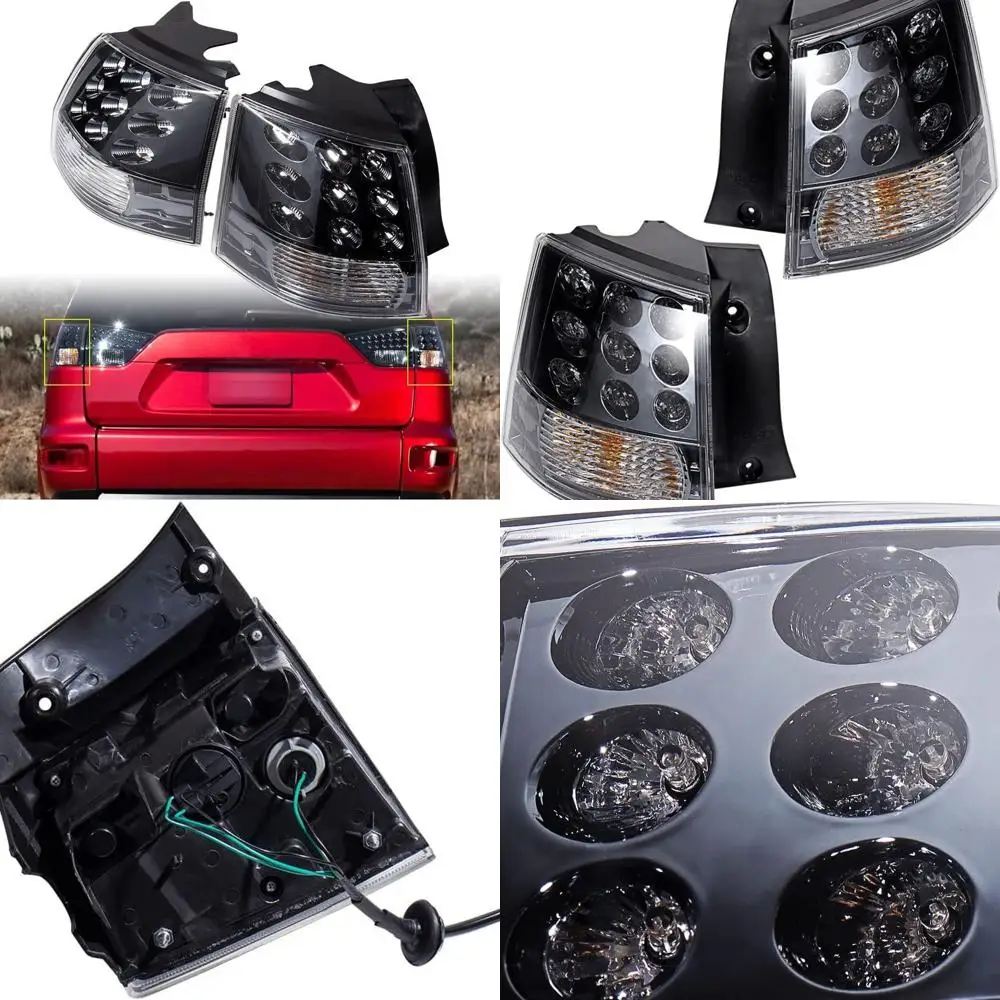 

Mitsubishi Outlander EX 2007-2013 LED Turn Signal Tail Lights, Left & Right, Rear Bumper Assembly