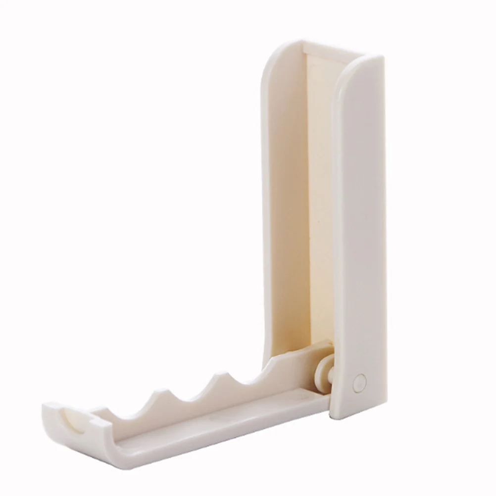 

2PCS Wall Hooks Foldable Space Saving ABS Plastic Adhesive Back Easy Install Smooth Surface Travel Friendly Household