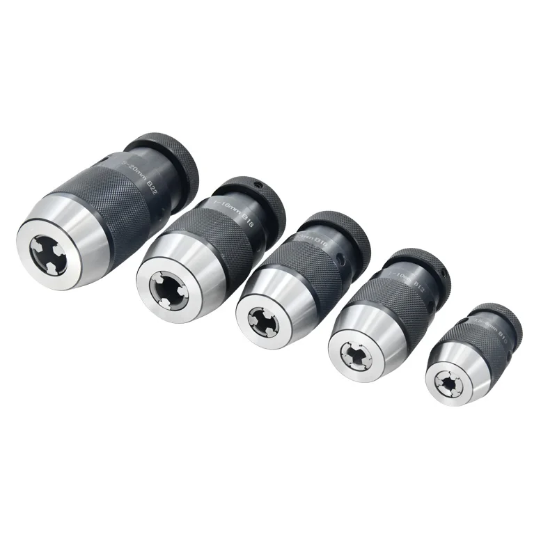 B10 B12 B16 B18 B22 1-10 1-13 1-16mm Selbstspannendes Bohrfutter für MT1 MT2 MT3 MT4 C6 C8 C12 C16 C20 R8 Morse Drehspindel – Detail 1