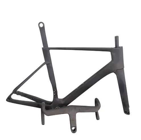 The 2025 OSTRO 2.0 features a T1000 carbon fiber frame (T47 material) with an ultra-light fork and disc brake 700C