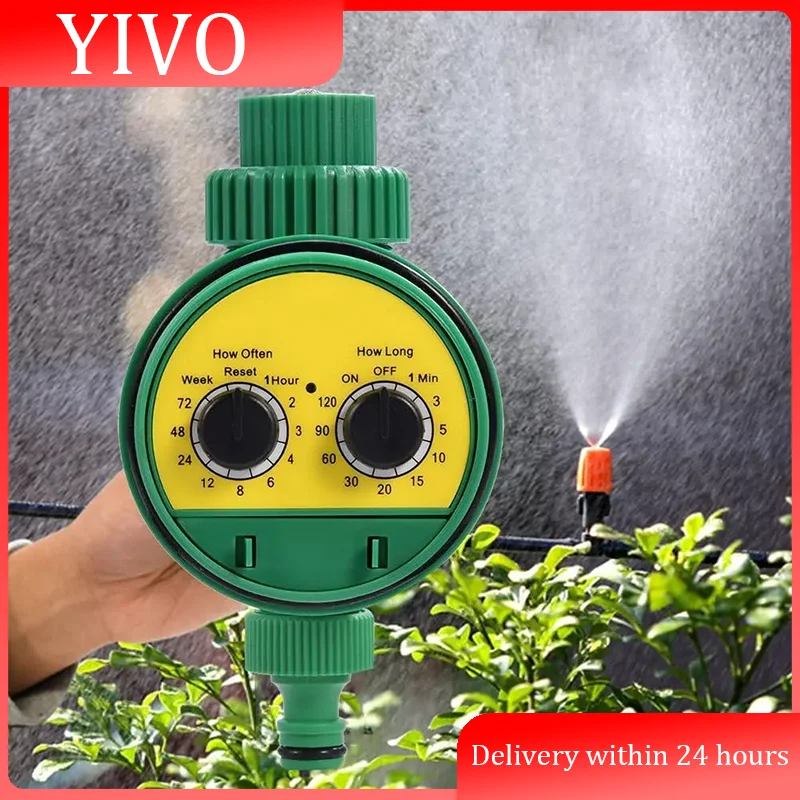 Green Outdoor Plastic Garden Electronic Automatic Watering Hose Irrigation Timer Faucet Water Hose New Upgraded Version