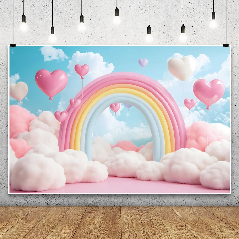 خلفية حفلة عيد ميلاد الوليد الأول ، بالونات تصوير ملونة ، خلفية صبي وفتاة ، ديكور استحمام الطفل