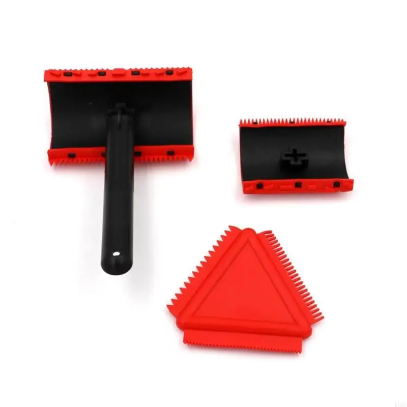 E5Be Solido strumento rullo vernice in poliuretano solido Texture in legno realistica Design ergonomico per e fai -da