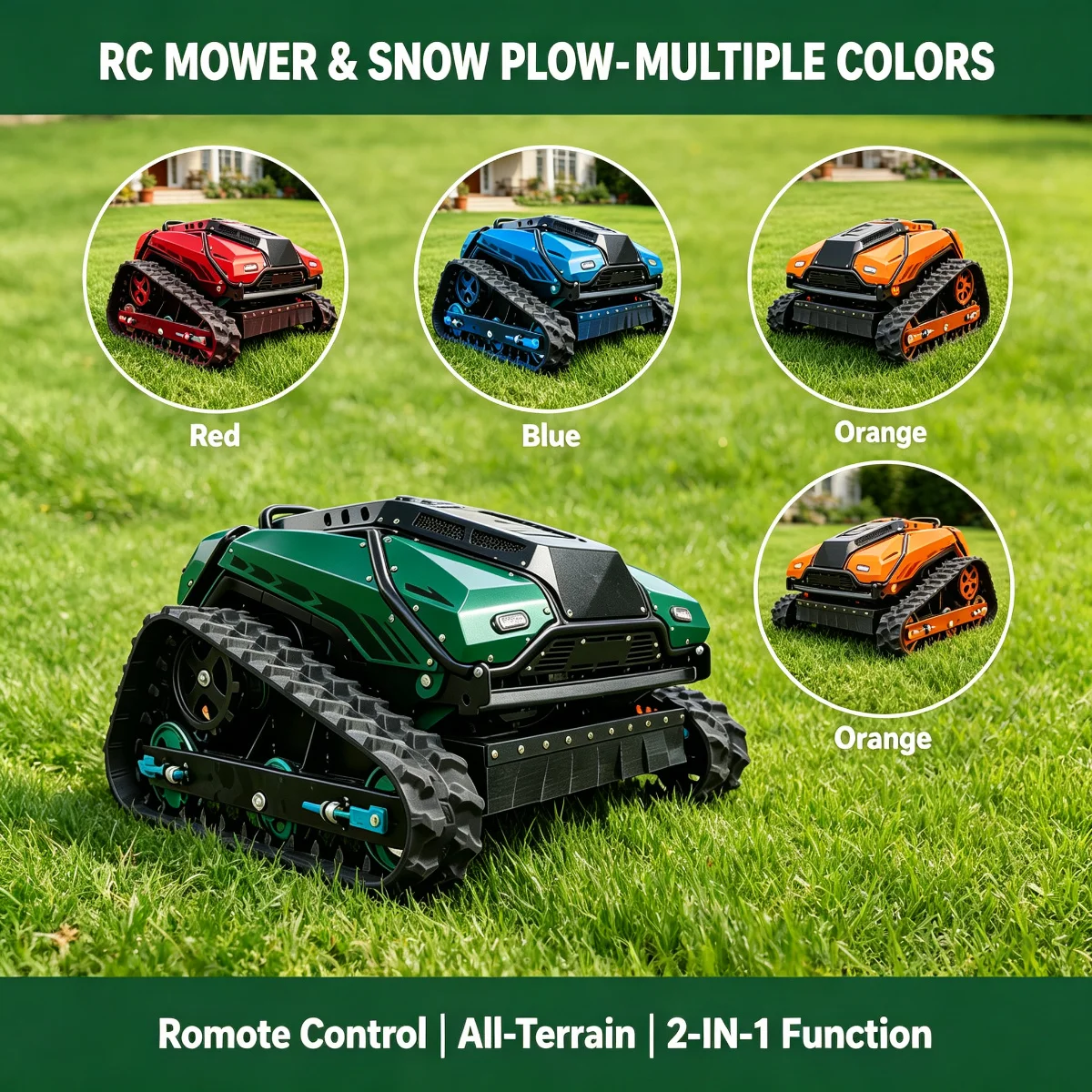 

Customized GPS Remote Control Robot Automatic Lawn Mower Remote Control Tractor Lawn Mower for garden