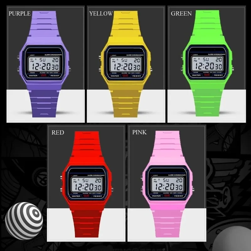 Luxury Unisex LED Waterproof Military Sport Watch with Bracelet Alarm - Analog Digital Hybrid Wristwatch for Men Women And Kids