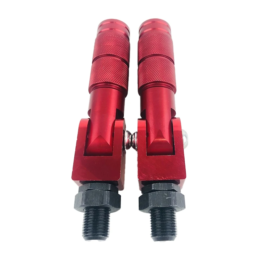 For Easy Storage Foldable Foot Pegs Lightweight Aluminum Build Convenient Folding Mechanism For 14mm Mounting Bolts