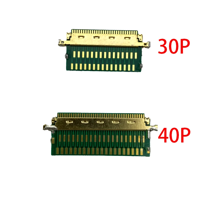 I-PEX20454-40P/30p 0.5mmedp que espaça o conector do adaptador lvds com placa de solda da mão de medição da tela da extremidade da placa de circuito ligada do pwb