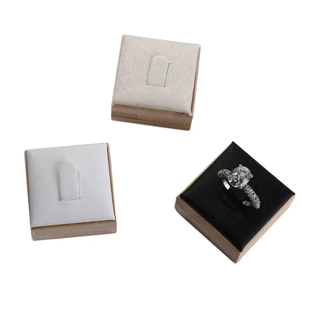 

Деревянная подставка для ювелирных изделий: органайзер для колец и серег, демонстрационный стенд, футляр для обручальных колец, держатель для колец