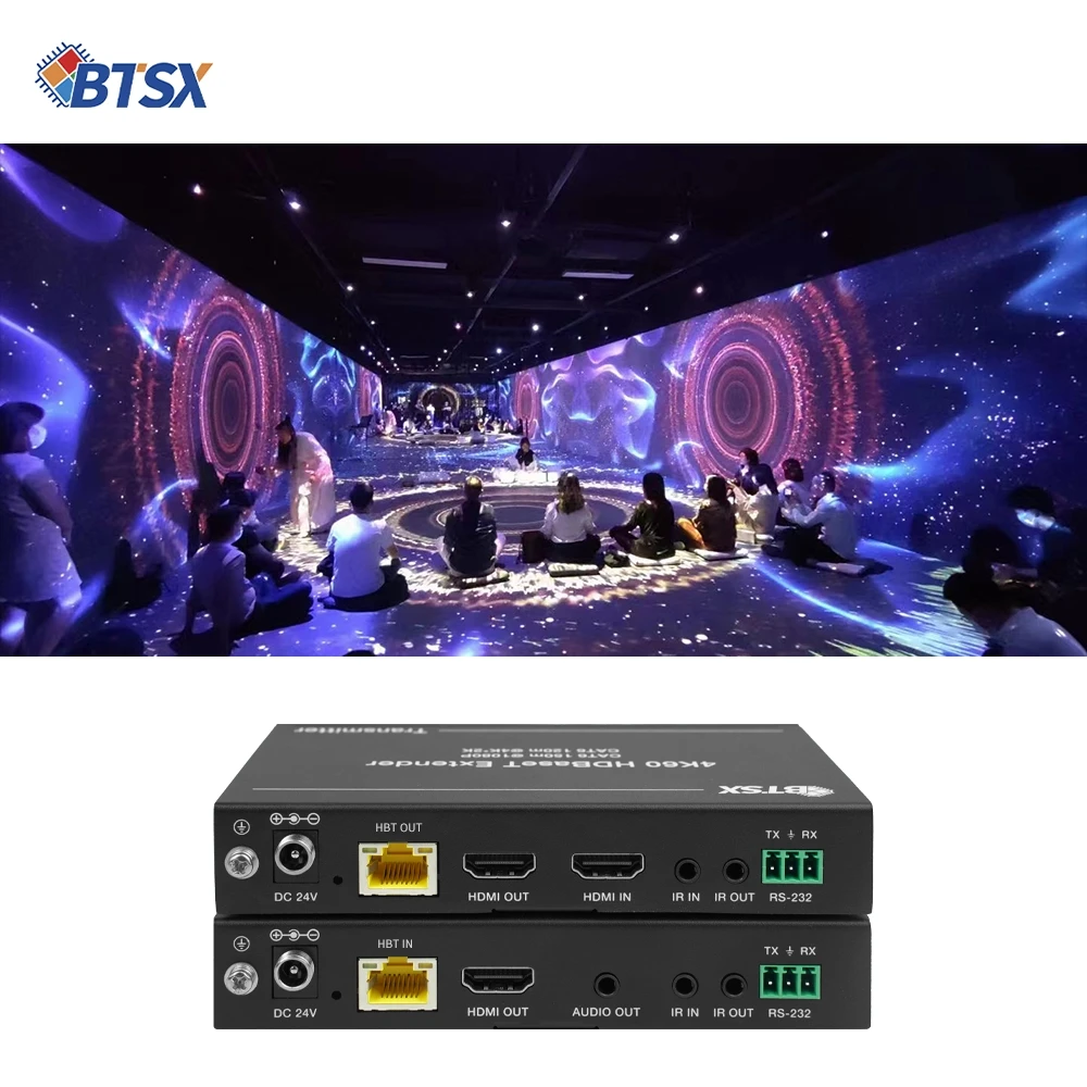 DVI 1.0 Compatible 18Gbps Bandwidth Transmitter Receiver Repeater HDMI Optical Extension Interface Diversity High Speed Data