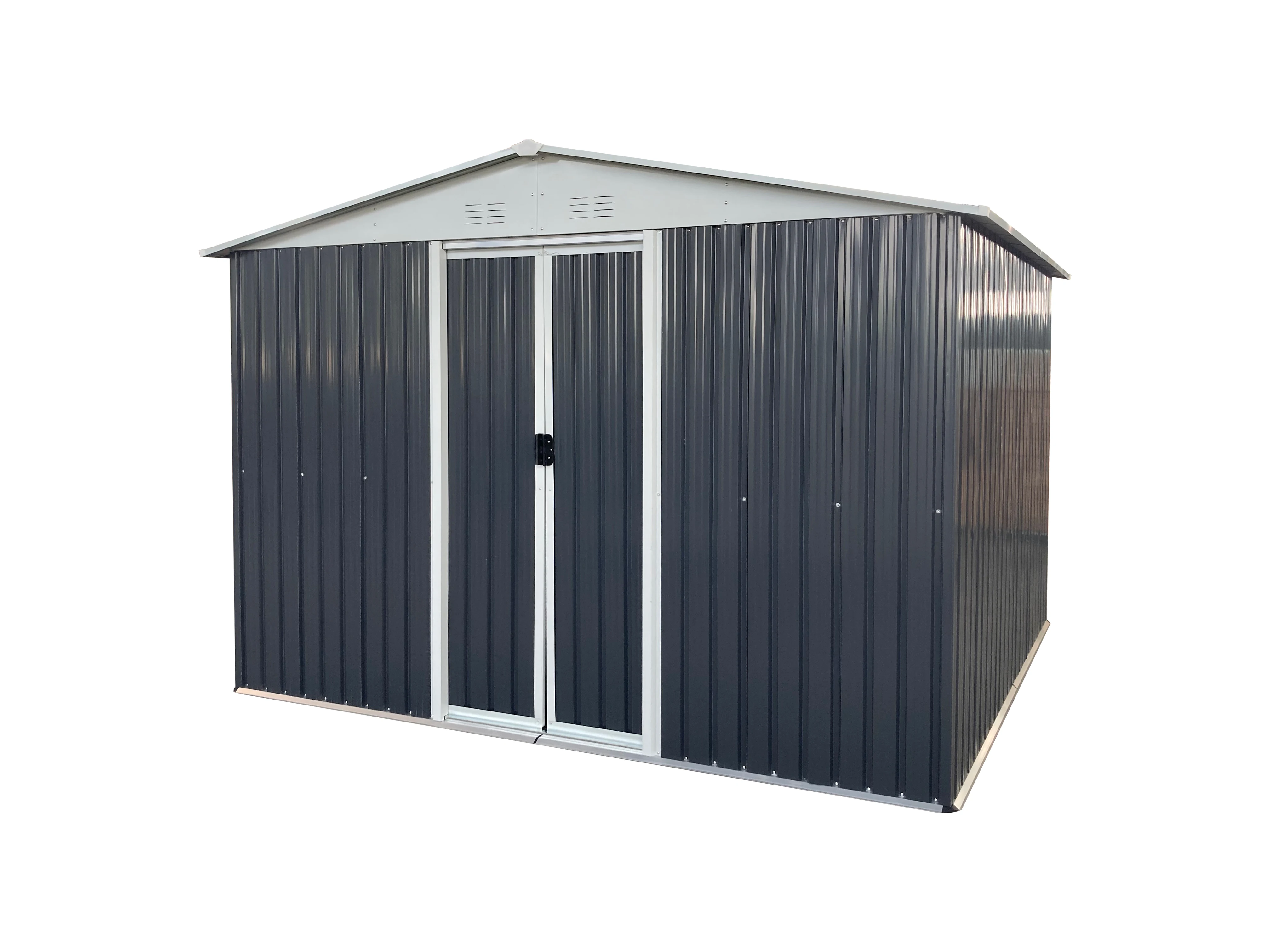 

Waterproof storage shed easy to assemble heavy metal frame