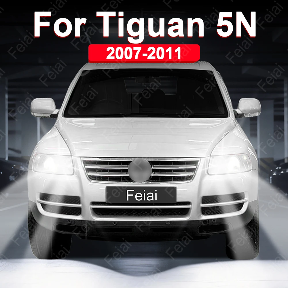 

For Volkswagen VW Tiguan 5N Headlights LED Bulb 2007 2008 2009 2010 2011 Tiguan Tuning Accessories Super Bright LED Car Headlamp