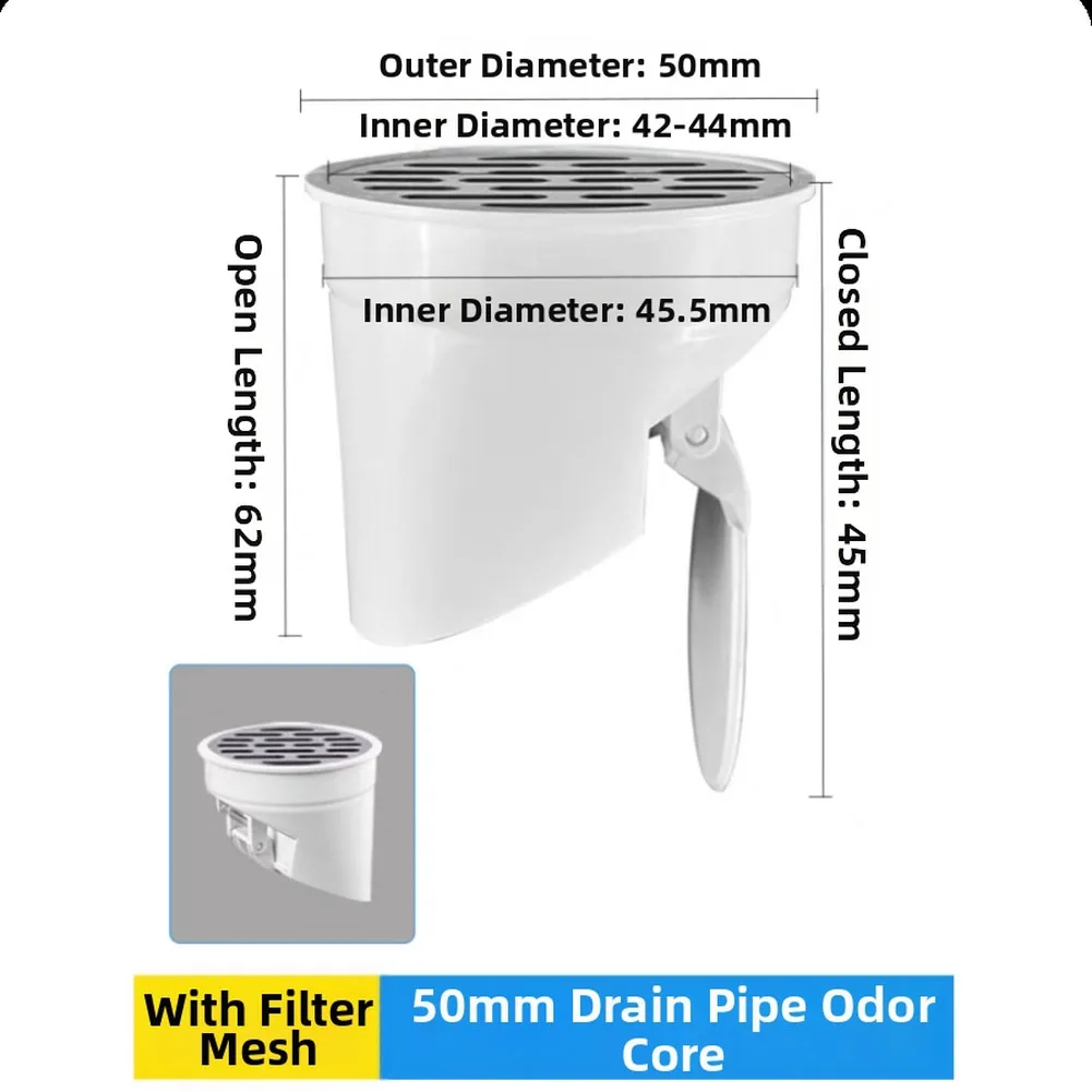Non-Flanged Built-in Drain Pipe for Sewage Lines with Plastic Housing Designed for Direct Integration into Standard Pipe Runs