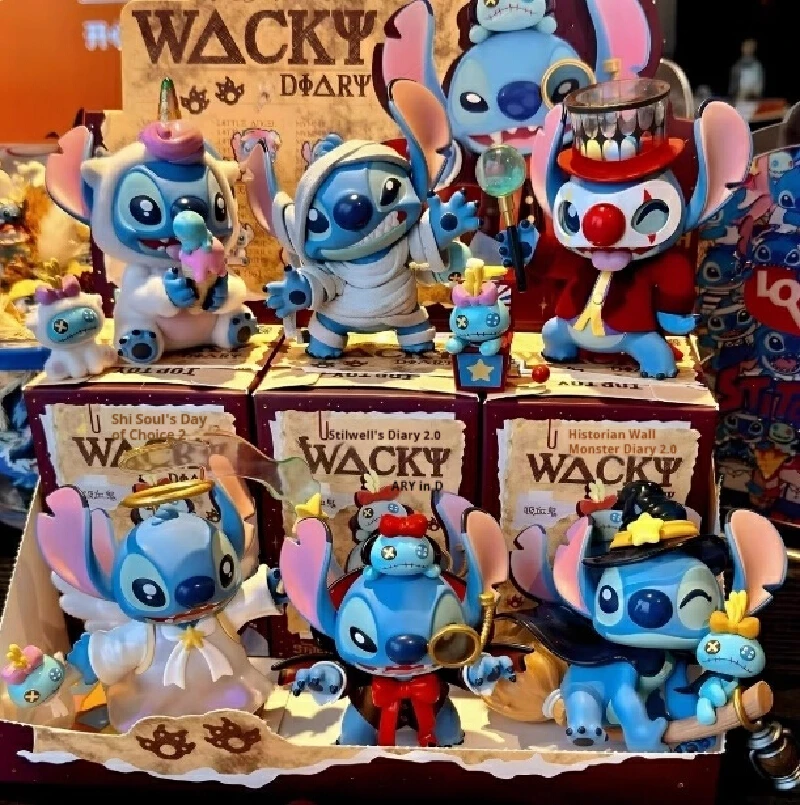 

Stitch Funny Diary 2.0 Series Blind Box Ornament Anime Character Creative Cute Doll Trendy Handmade Festival Gift