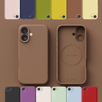 for iPhone 16E Magsafe Liquid Silicone Case Solid Colour Matte Soft Bumper Phone Cover for iPhone 16 Plus 16 Pro Max Cases