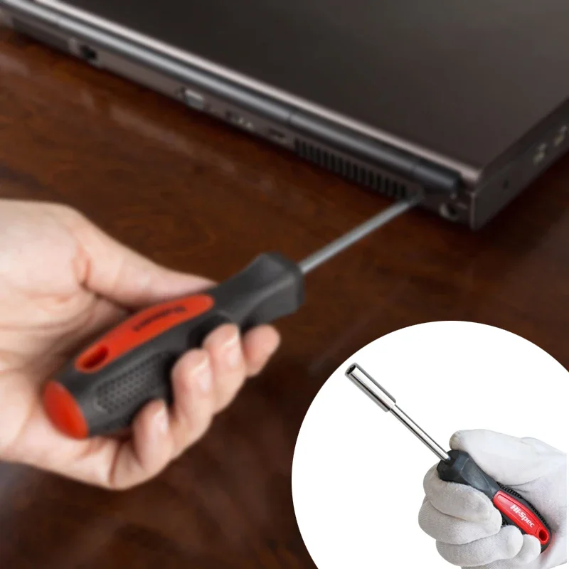 1Pc 6.35Mm Handvat Multifunctionele Magnetische Bit Driver Voor Ingelaste Hex Torx Phillips Bit Ratel Schroevendraaier Bit Houder
