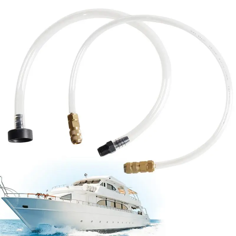 

Hydraulic Steering Kit 2 Pieces Hydraulic Outboard Steering Kit Steering Fluid Filler Tube Kit Quick Emptyiny Marine Evacuation