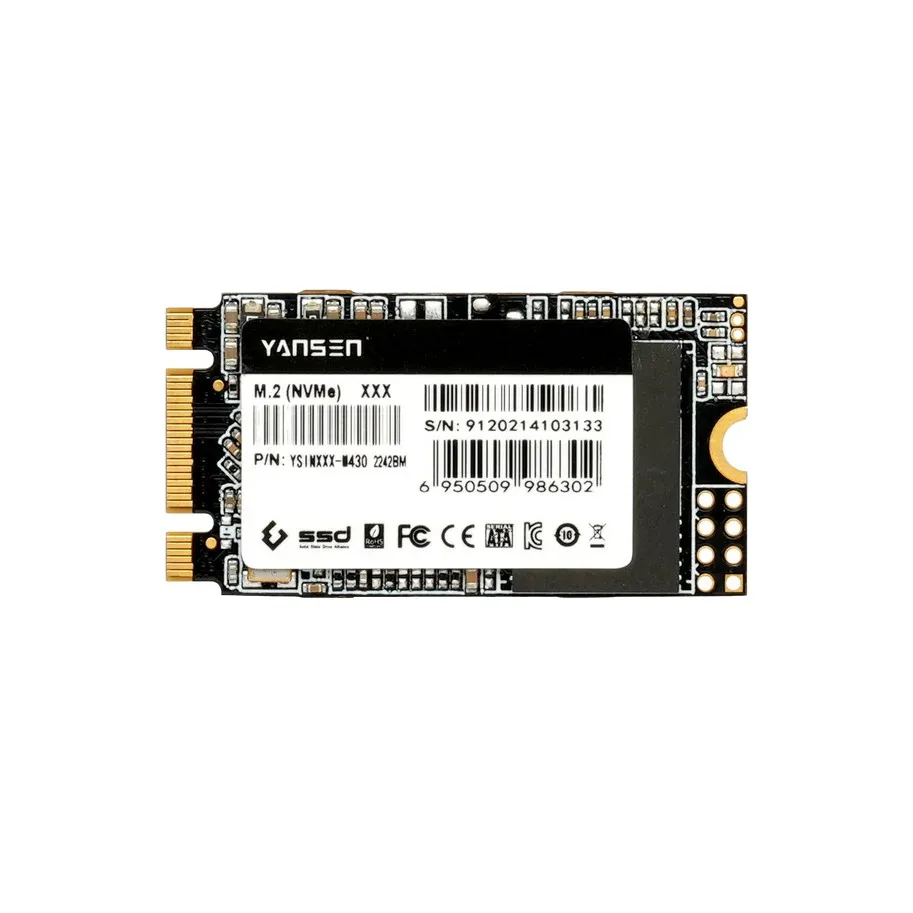 SSD for the WisGate Connect 128/512GB Solid State Drive (SSD) FLASH - NVMe PCIe Gen 3 M.2 Module