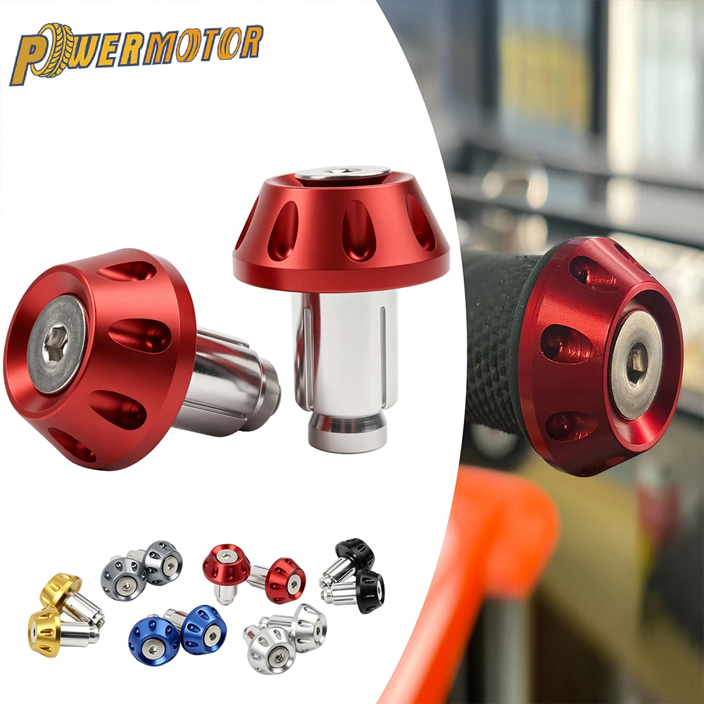 Motorrad Lenkerendstopfen 18MM Aluminium Anti-Vibrations-Lenkerenden Universelle Dirt Bike Motocross Modifikationszubehör