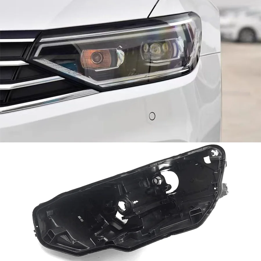 Wooeight 1Pc Headlamp House Car Rear Base Front Auto Headlight Back House For VW Volkswagen Magotan B8.5 2020 2021 2022