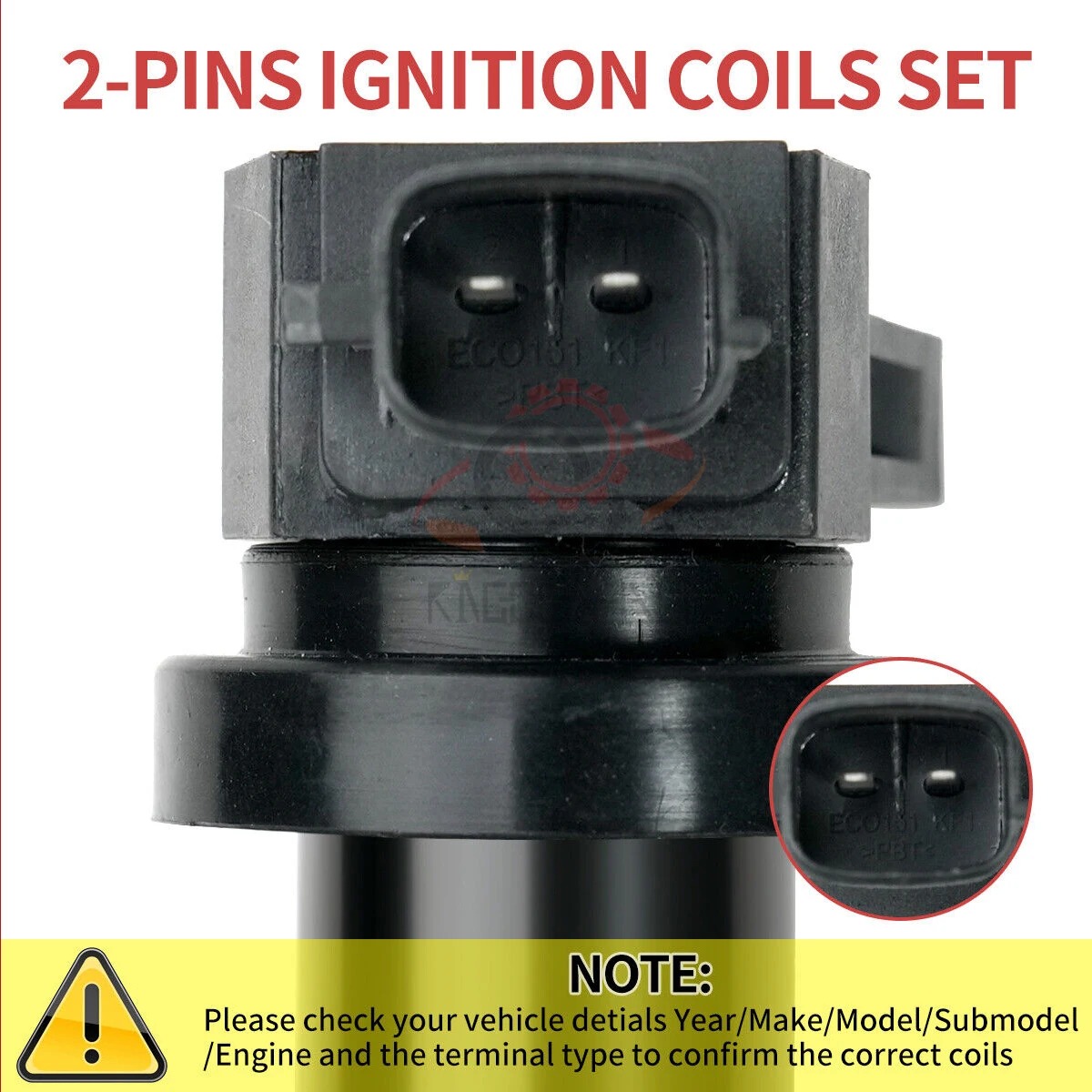 4/6PCS 27301-3E400 UF558 Ignition Coil For Hyundai Santa Fe Kia Optima Rondo 2.4L 2.7L 2006-2010 27301 3E400 273013E400 5C1624