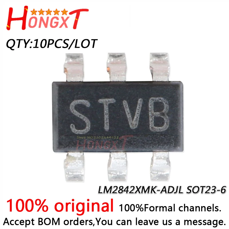 

10PCS 100% NEW LM2842XMK-ADJL SOT23-6.Chipset