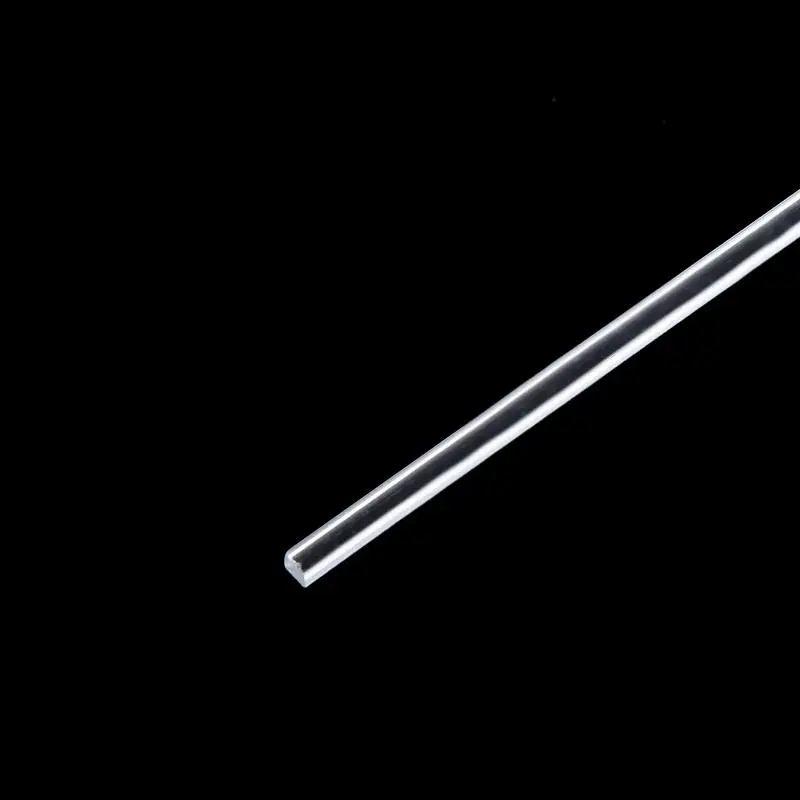 

TH 6Pcs Acrylic Square Rod Hyaline Plastic Rod Acrylic Rod Length 200mm DIY Craft Architectural Model Material