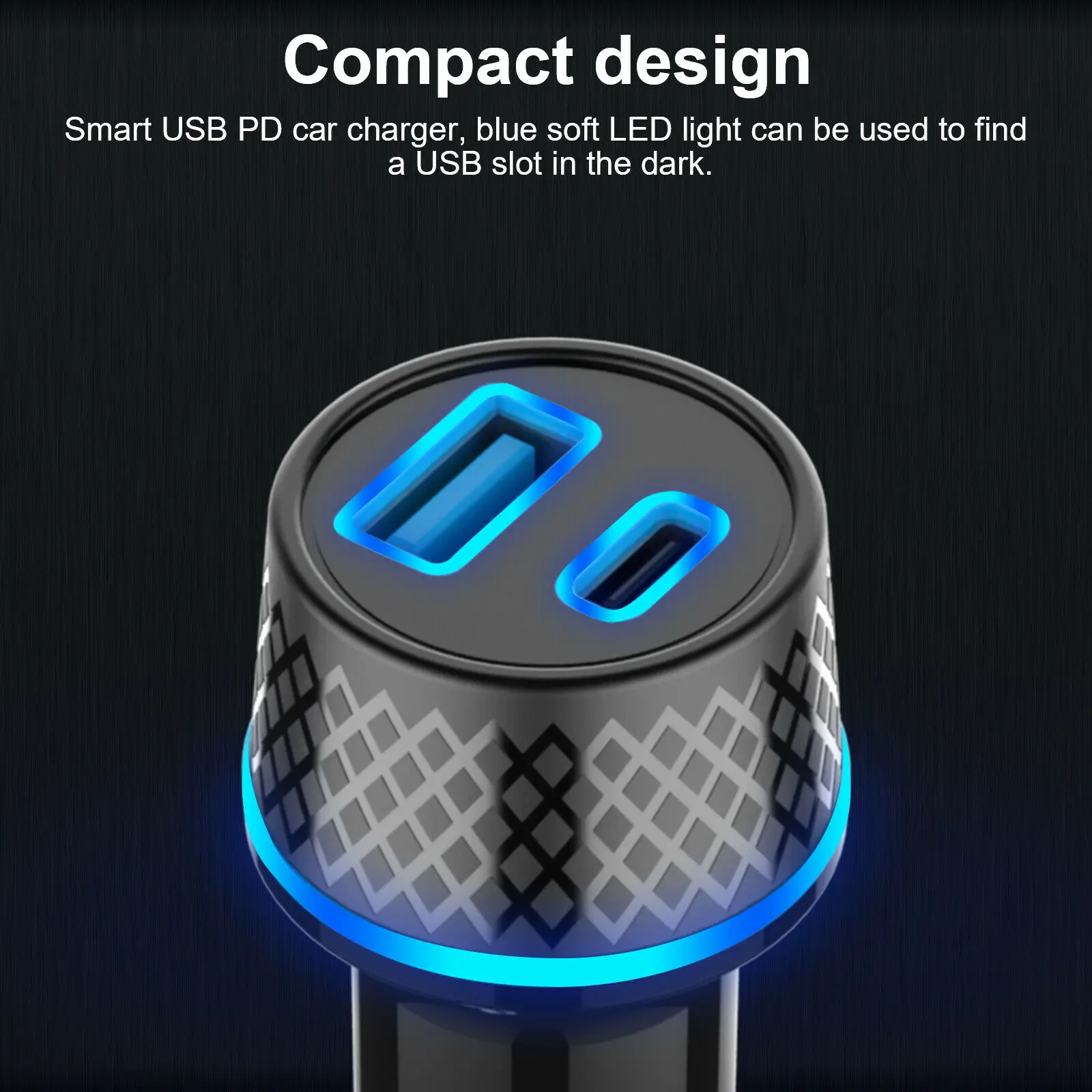 Cargador USB tipo C para coche, accesorio de carga rápida QC 3,0, 42W, 3A, PD, para iPhone 12, 13 Pro, Xiaomi, Huawei