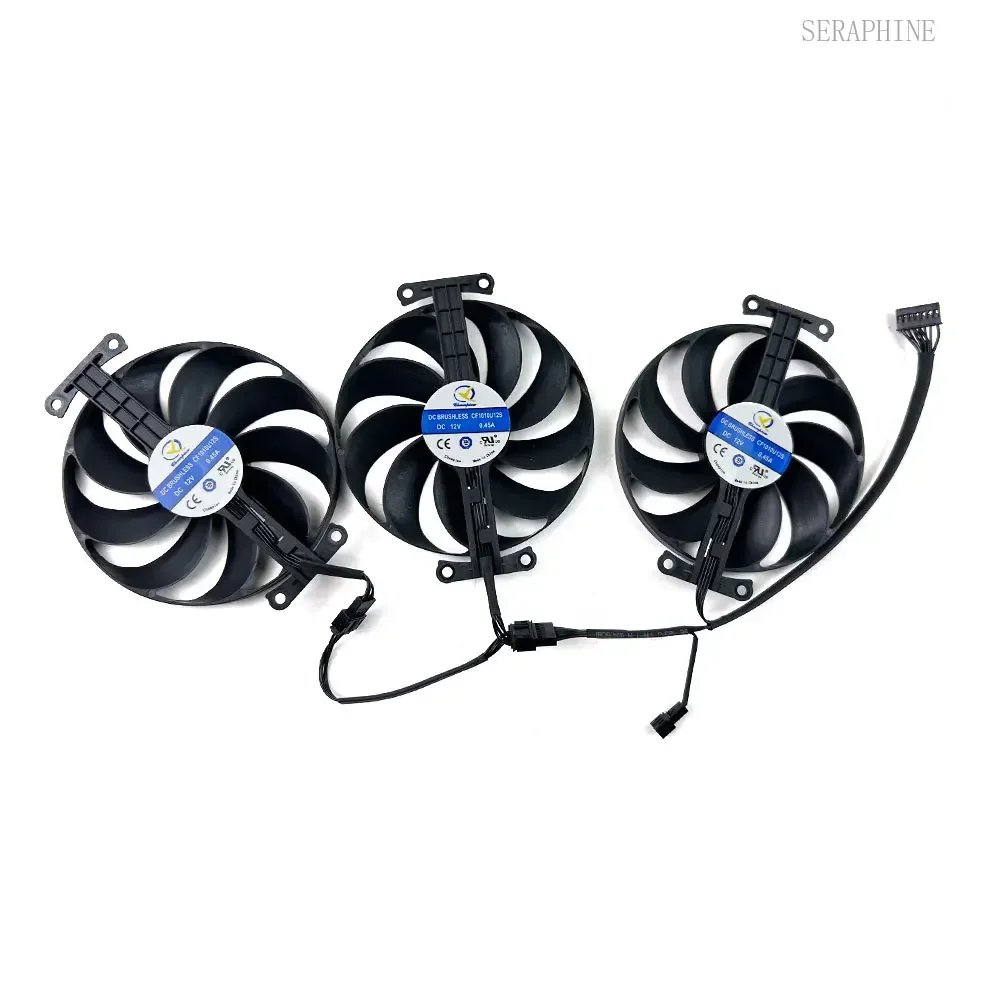 90mm 7PIN CF9010U12D CF1010U12S RTX3070 GPU FAN for ASUS GeForce RTX 3080 3070 3060 Ti MEGALODON GAMING Card Video Fans
