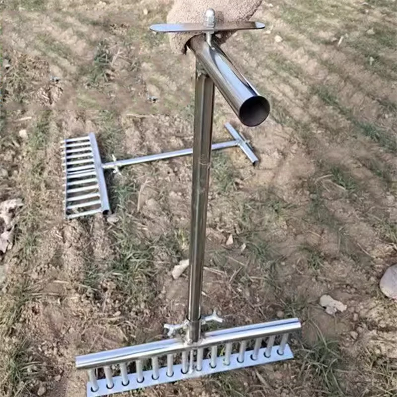 

Premium Manual Onion & Garlic Planter 12-16 Tooth Adjustable Stainless Steel Drill for Effortless and Durable Seeding