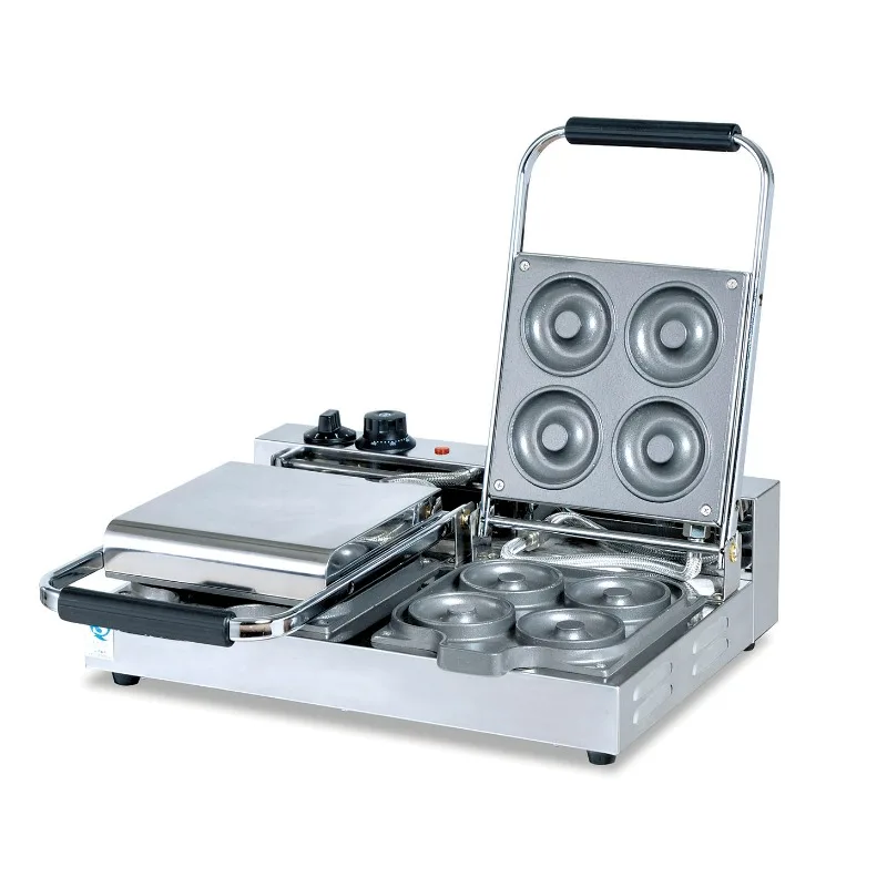 Máquina de rosquillas de acero inoxidable, equipo de aperitivos fácil de operar para ingredientes de leche, nueces, harina de maíz, 220v