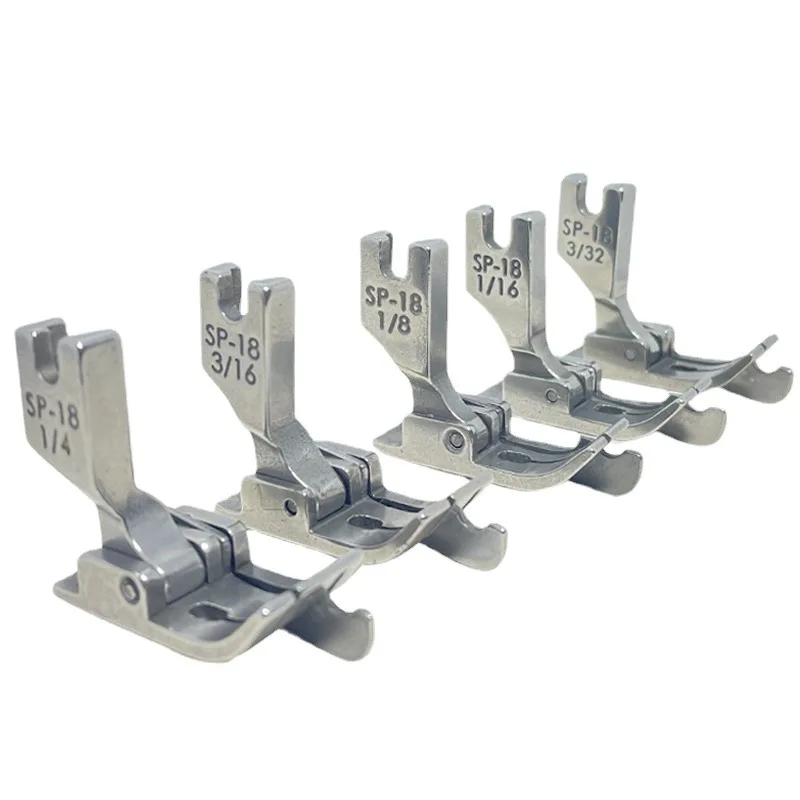 SP-18 Right / Left Side Edge Guide Presser Foot For Industrial Single Needle Sewing Machine Accessories Seam Walking Flat Car