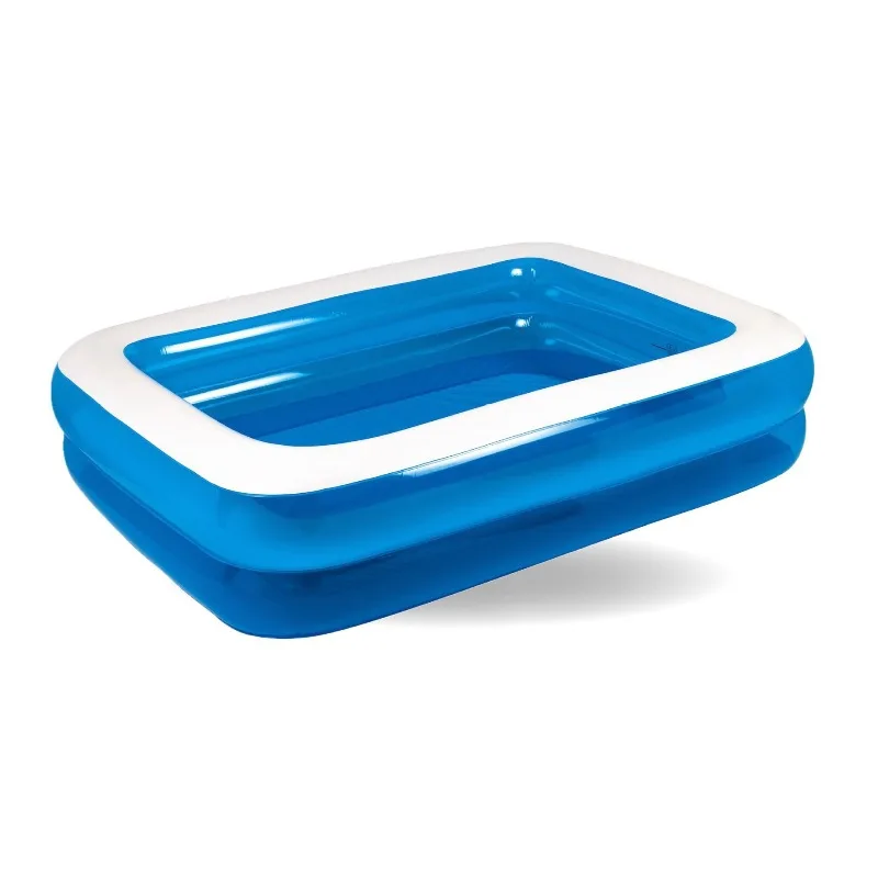 2m/2.62m/3m Outdoor Large, Reinforced, Durable Rectangular Inflatable Swimming Pool, Ideal for Outdoor Water Play