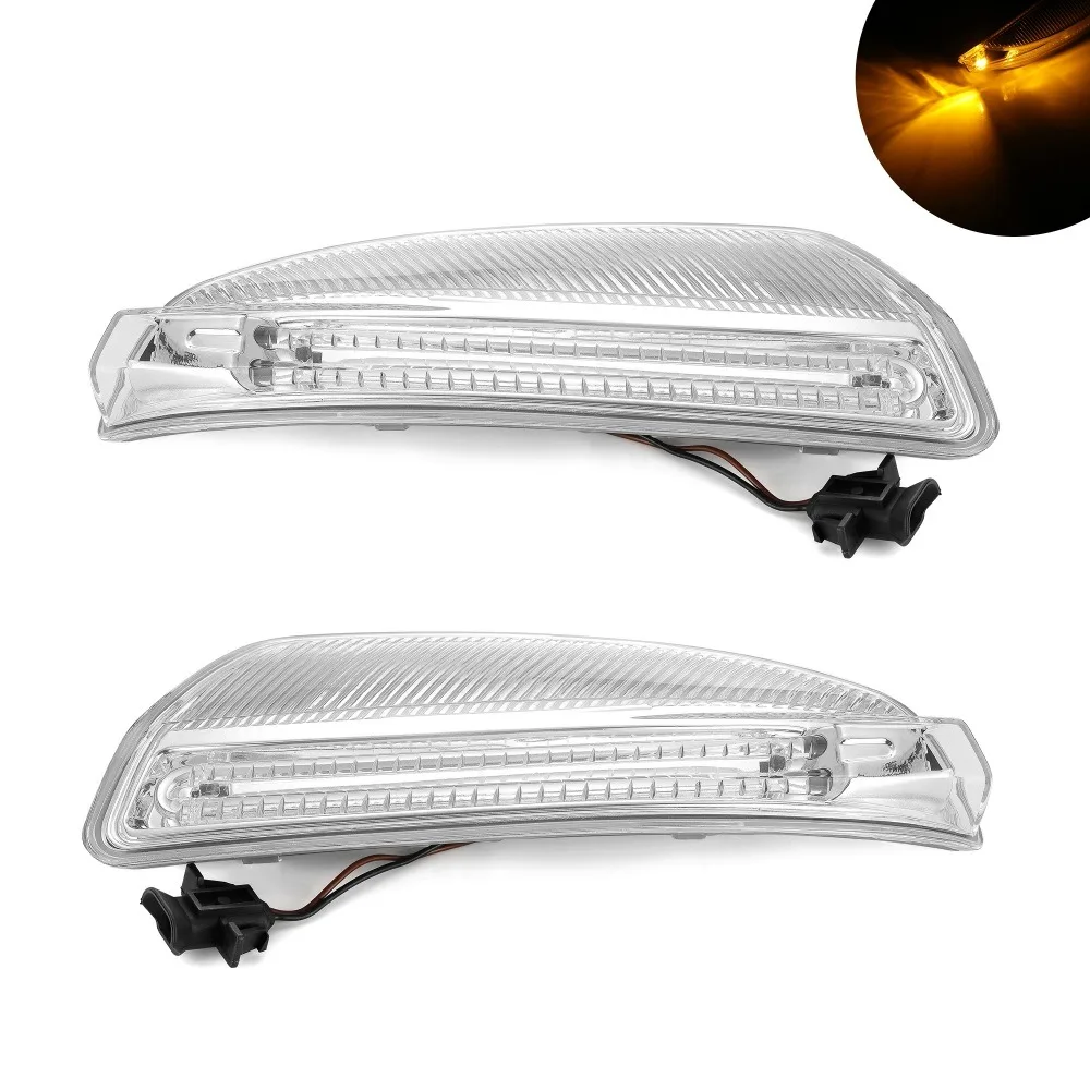 LED Car Rearview Mirror Turn Signal Light For Mercedes-Benz C Class W204 S204 For Viano VITO W639 W164 ML300 ML320 ML500