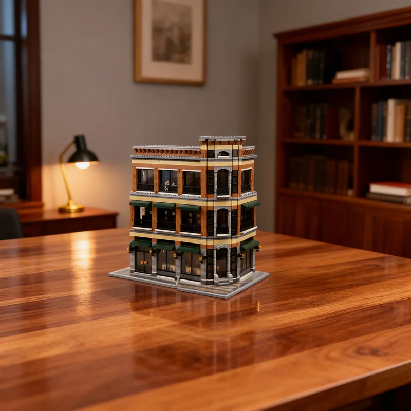 

4476pcs MOC Barnes And Noble Starbucks Store Creator Expert Model Building Blocks Creative Display Gift Collectible Decor Kids