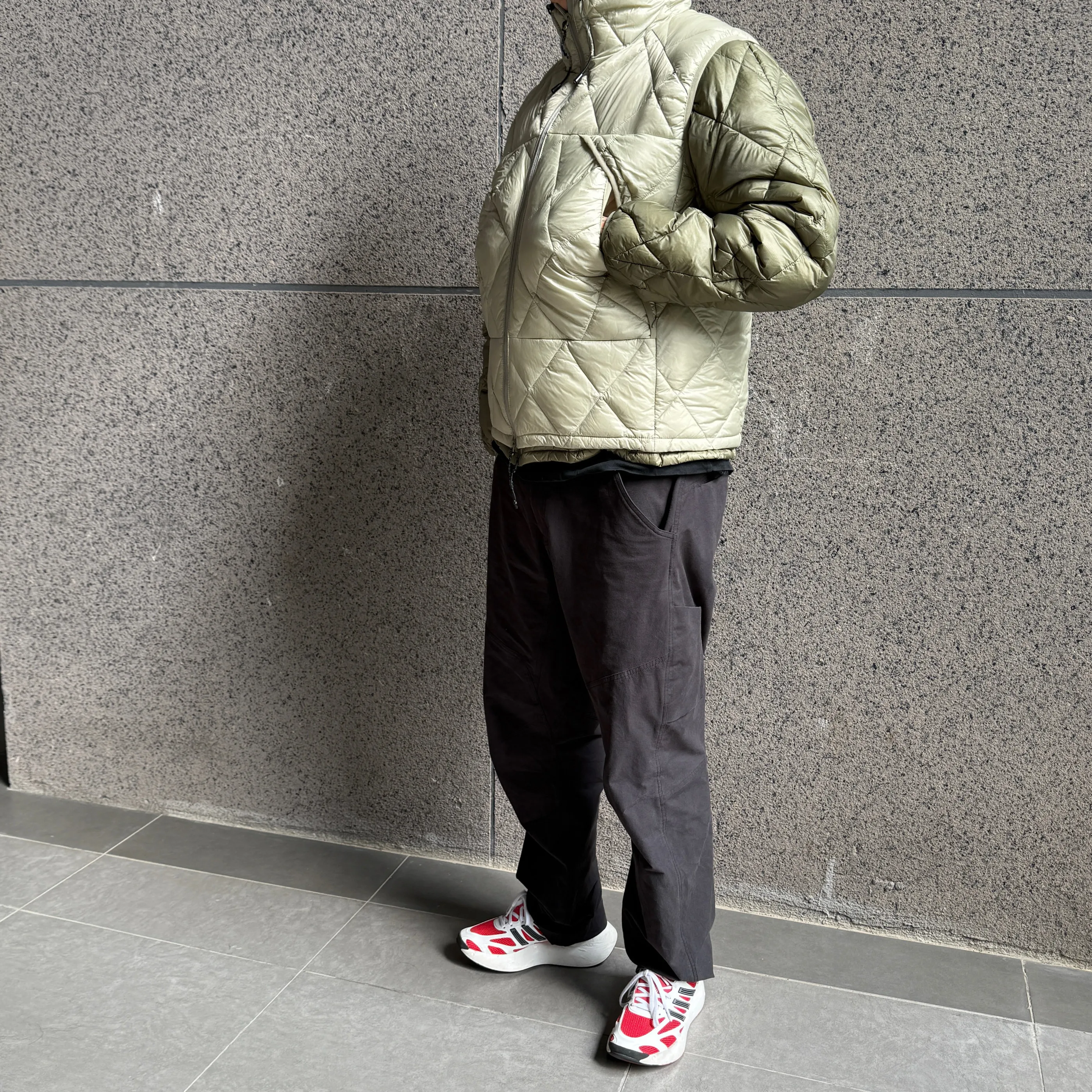 Roa Hiking Gorpcore Outdoor functioneel 90-eend donsjack met capuchon