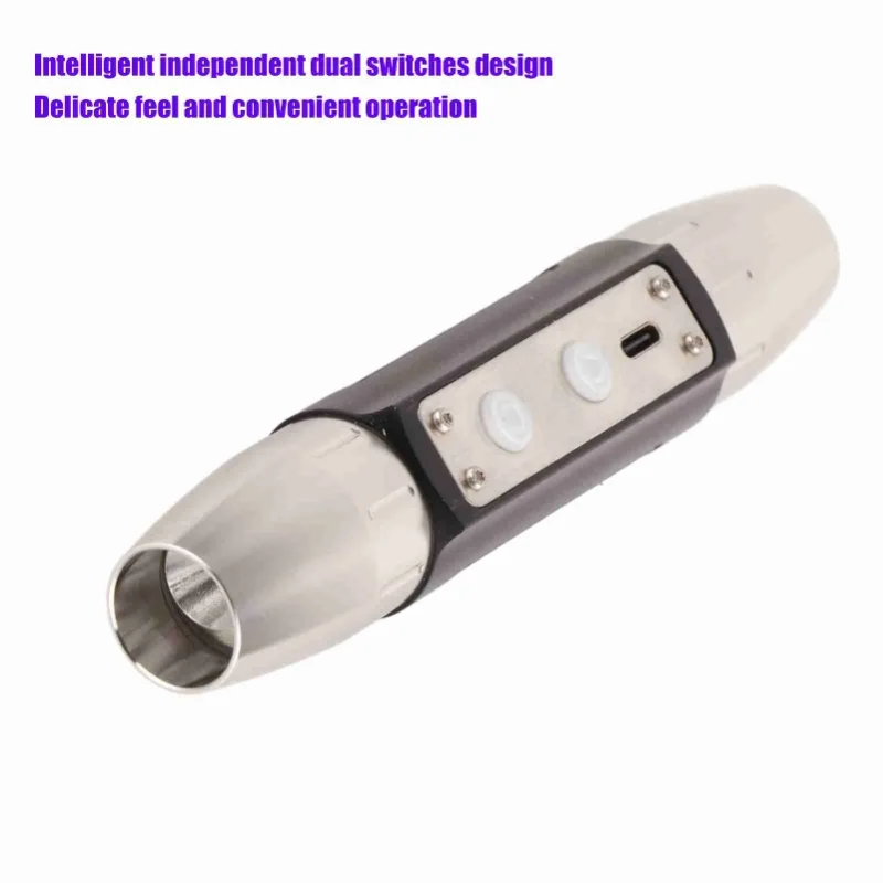 مصباح يدوي لتقييم المجوهرات المحمولة DX4 بأربعة مصدر ضوء USB قابل لإعادة الشحن للأشعة فوق البنفسجية