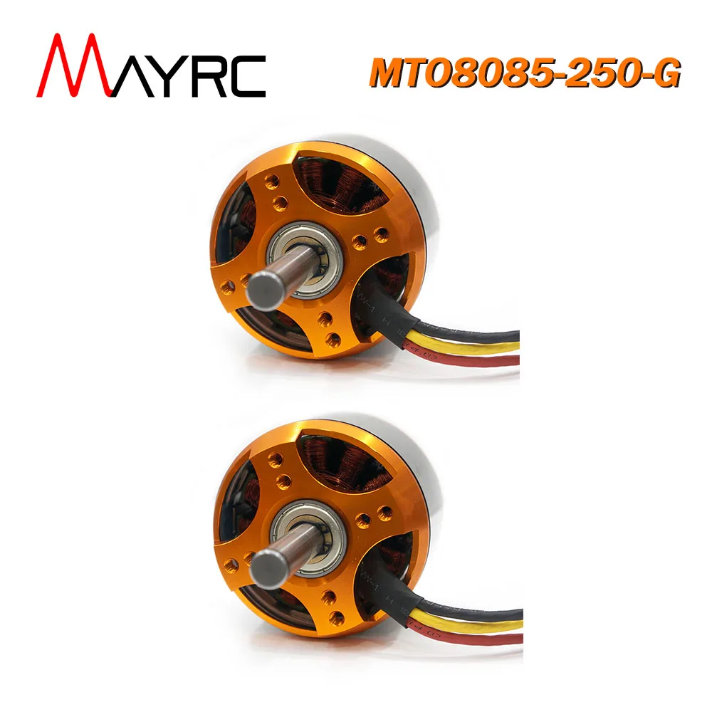 1/2 Stuks Mayrc 8085 250kv Max. Huidige 116a Outrunner Borstelloze Motor Voor Vliegende Model Schaal Civiele Schaal Militaire Rc Vliegtuig