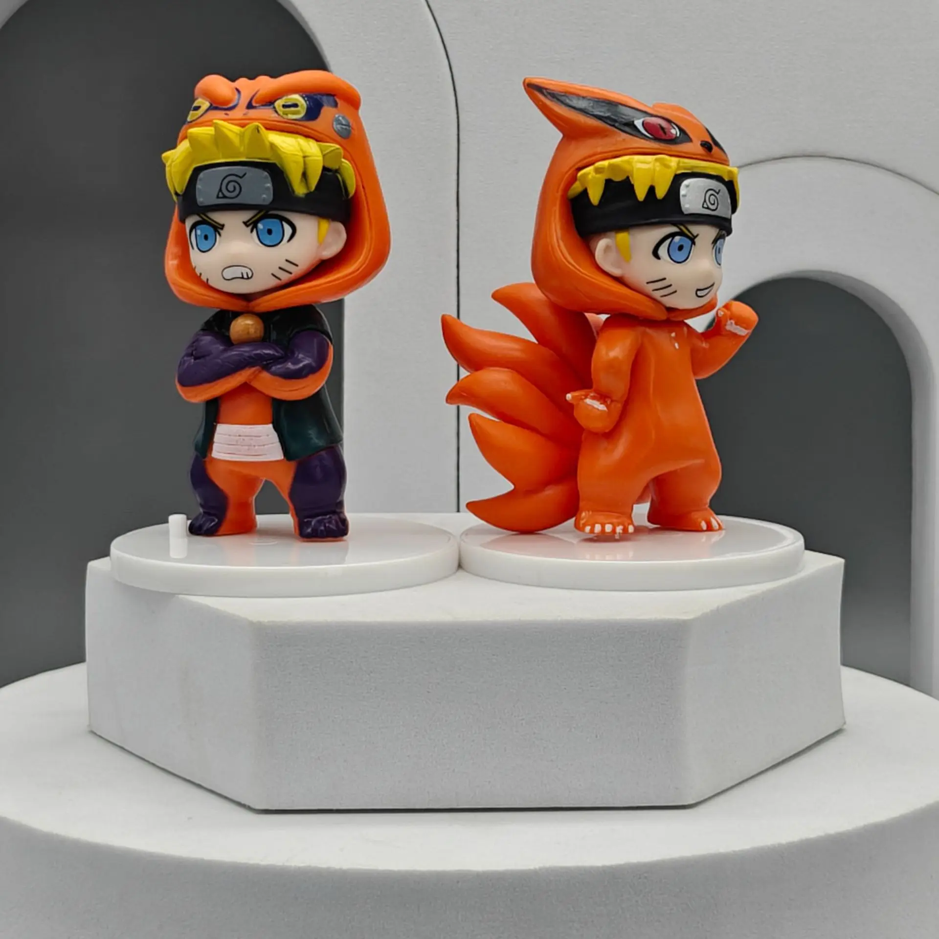 Bandai Naruto Bnfigureq Pyjamas Serie Blind Box Actionfiguren Modell Sasuke Kakashi Kostüm Design Dekoration Geschenk Spielzeug