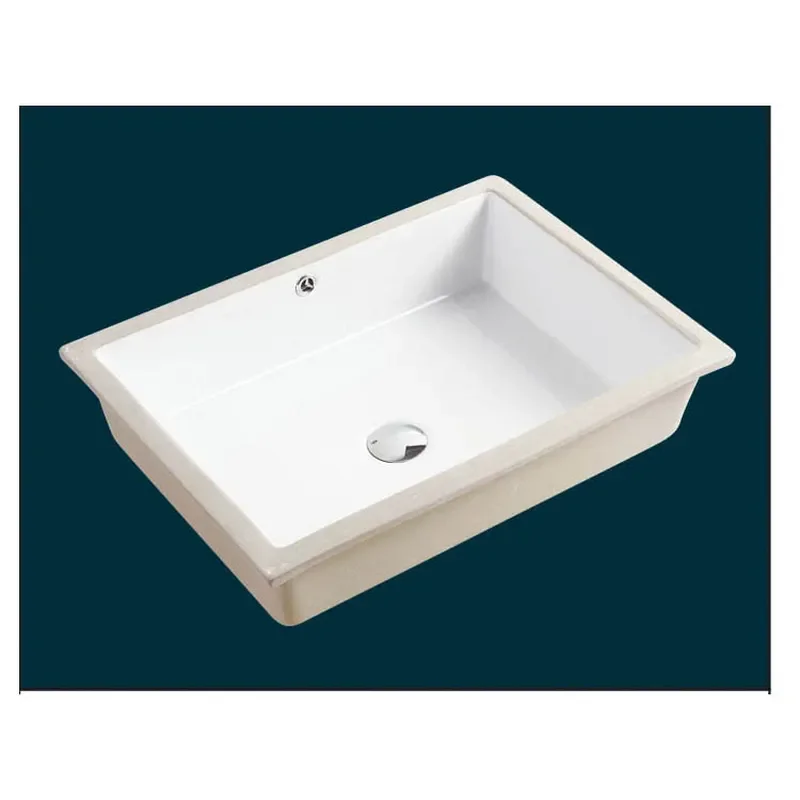 For Household Kitchen Ceramic Laundry Basin Deep Embedded Under Counter Sink Wash Basin Durable Engineering Grade Easy Clean