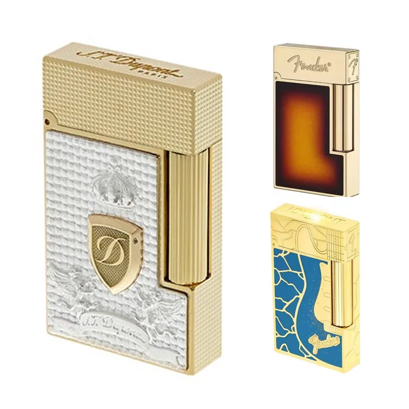 

Butane Refillable, D brand Pure Copper, Luxurious Red Lacquer, Loud Ping sound, Gold Gradient 70th Limited Lighter Collection