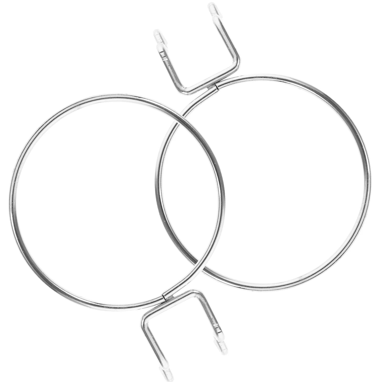 

2pcs Pegboard Stainless Steel Peg Board Tool Utility Hooks Heavy Duty Organizer Accessories Wall Mount Storage Solution