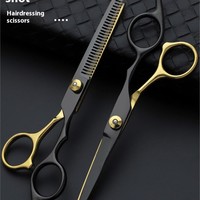 Barber Scissors Professional Hairdressing Shears, Stainless Steel Hair Clipper & Trimmer Kit, Texture Cutting Thinning Tool