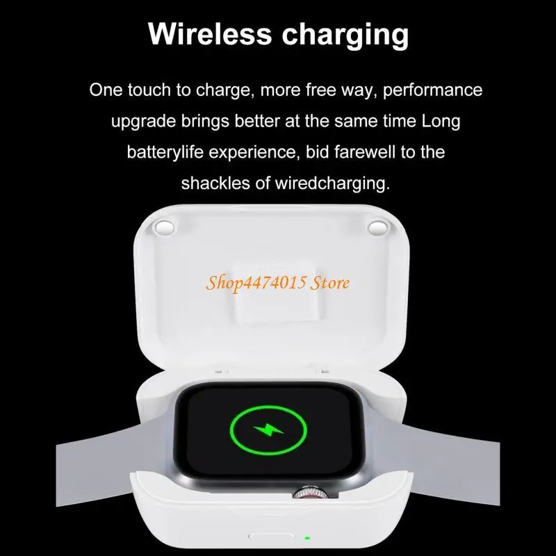 K1AA зарядка коробка беспроводного зарядного устройства Док -адаптер мобильный питание для SmartWatch