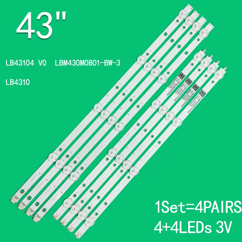 LED backlight strip 8 lamp for PHILIPS 43