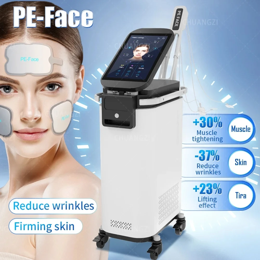 EMSzero machine facial needle free and painless RF thermal energy output and strong pulse magnetic facial wrinkle lifting salon