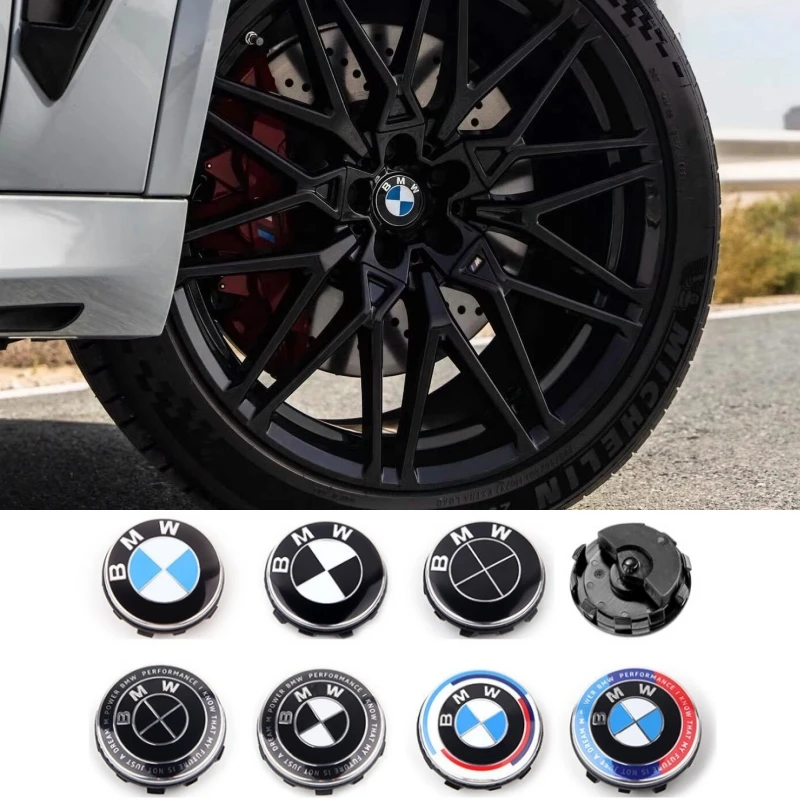 

4Pcs 68mm/56mm BMW Floating Wheel Center Cap for E9Q E91 E92 E93 F30 F10 F11 F04 E84 E83 F25 E70 Cooper Car Accessories