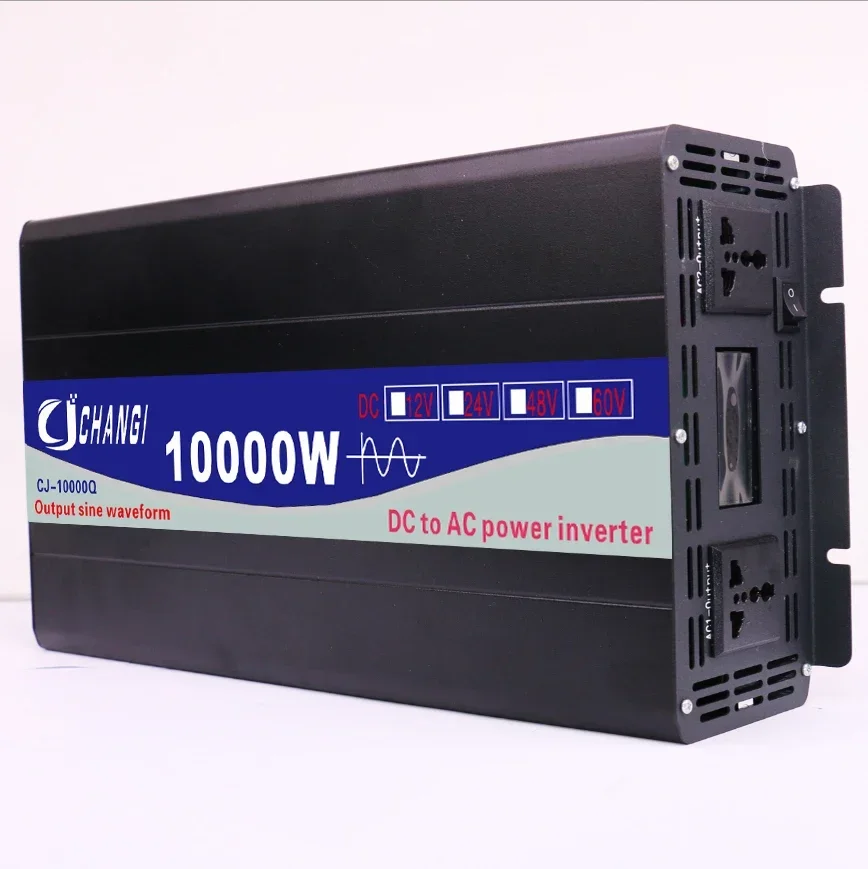 220V Output Rated Power 6000 Watt Pure Sine Wave DC AC Inverter Pure Sine Inverter 6000w 10000w 12000w 24V 48V