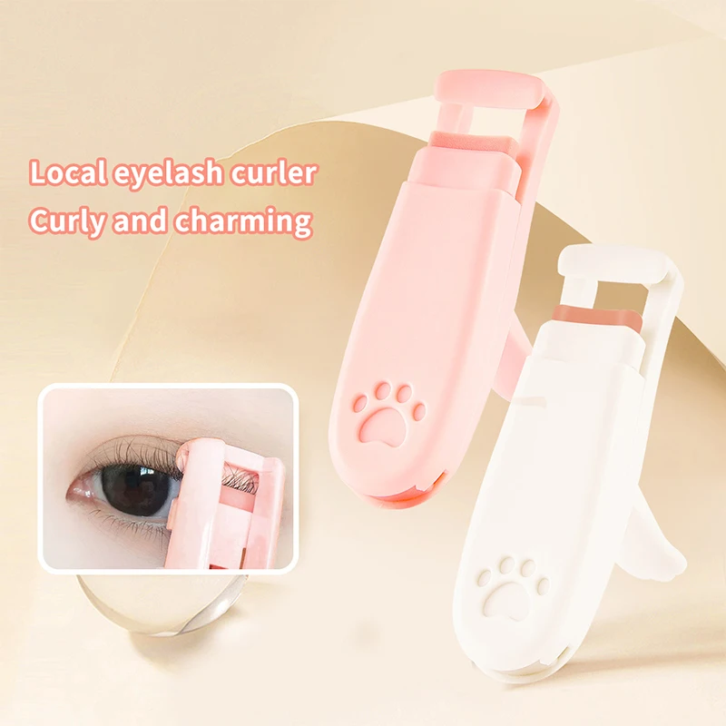 

Eyelash Curler Cute Cat Claw Angle Local Clamp Professional For Women Long Lasting Eyelash Clip Portable Female Beauty Tool