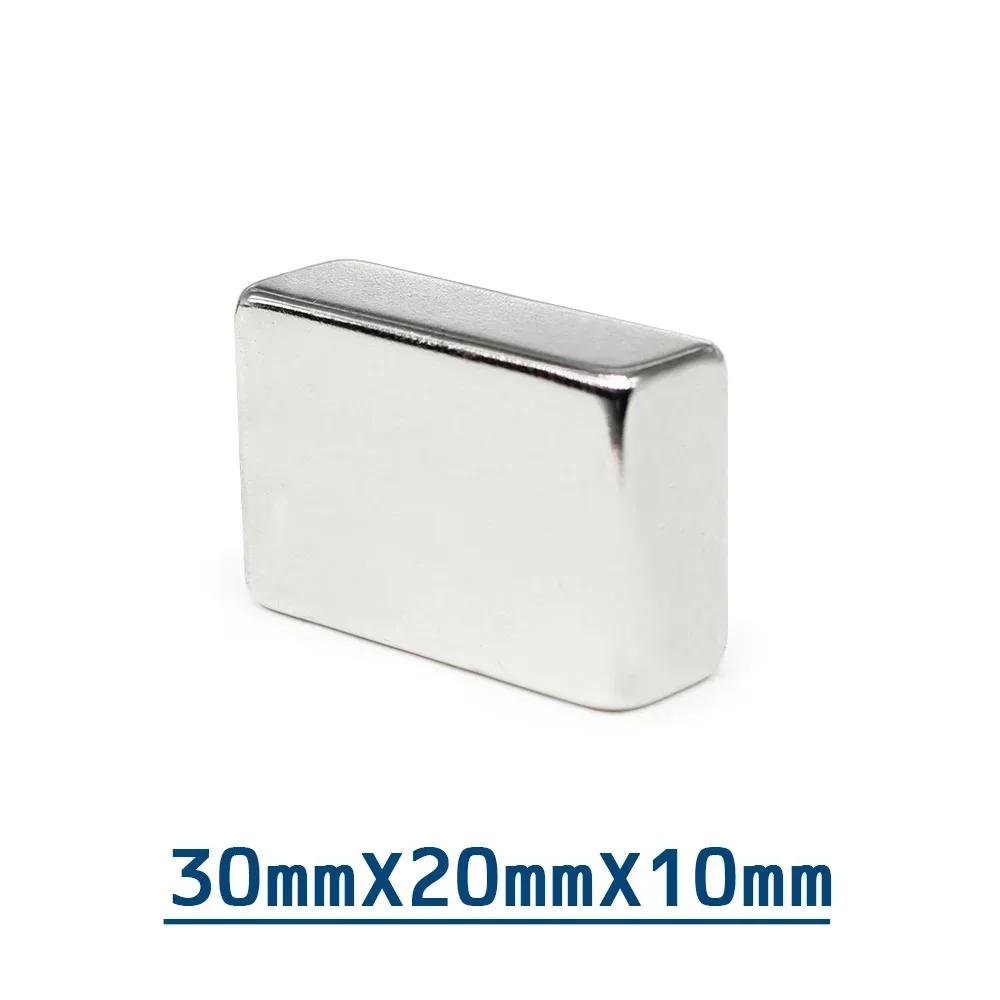 1/2/5/10PCS 30x20x10mm Quadrate Super Powerful Strong Magnetic Magnets 30*20*10 Block Permanent Neodymium Magnets 30x20x10