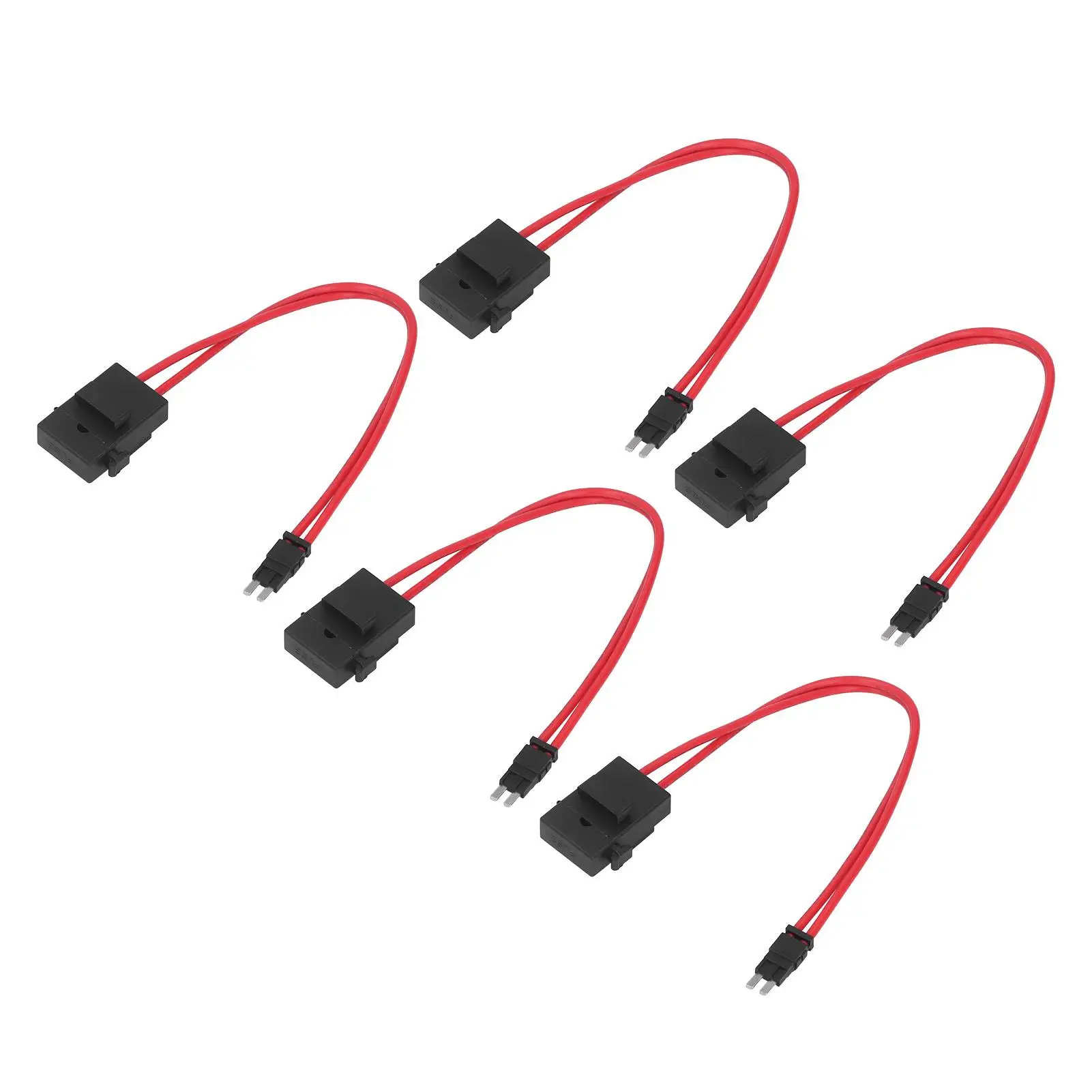 5Pcs Mini Heavy Duty Car Holder Connector - ATM 20A 16AWG Wire Extension with 5 Circuit Testers for Vehicles